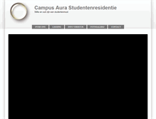 Tablet Screenshot of campusaura.be